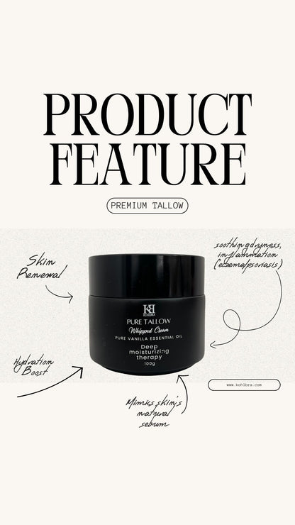 Tallow Skincare eczema & psoriasis safe